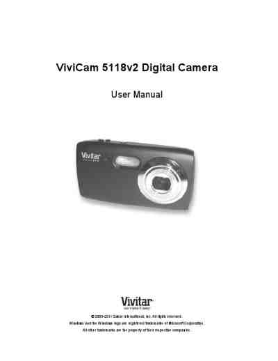 Vivitar User Manual Free Download